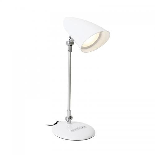 Lampa de birou Platinet PDL43 5 moduri de intensitate touch control retea 6W Alb