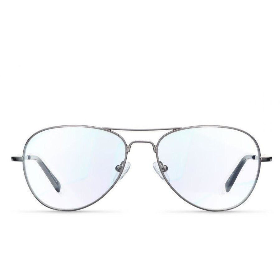 Ochelari Protectie Calculator Ashia Gunmetal Blue Light Protection Filtru UV400 Unisex Gri