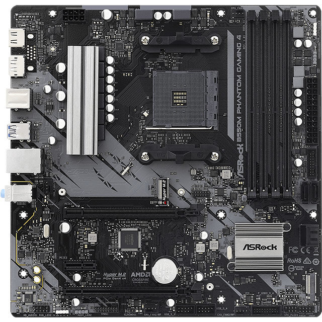 Placa de baza B550M Phantom Gaming 4 AMD AM4 mATX