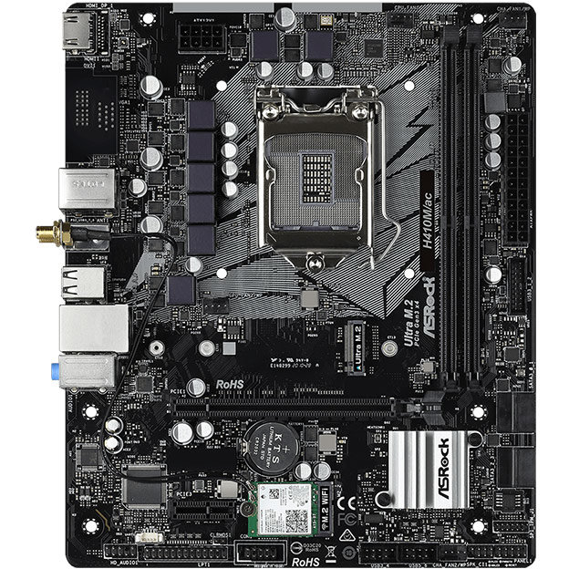 Placa de baza H410M/ac Intel LGA 1200 mATX