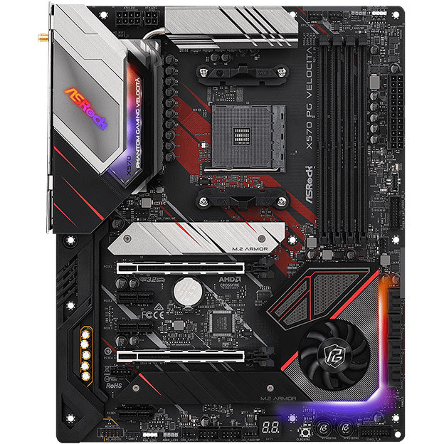 Placa de baza X570 PG Velocita AMD AM4 ATX