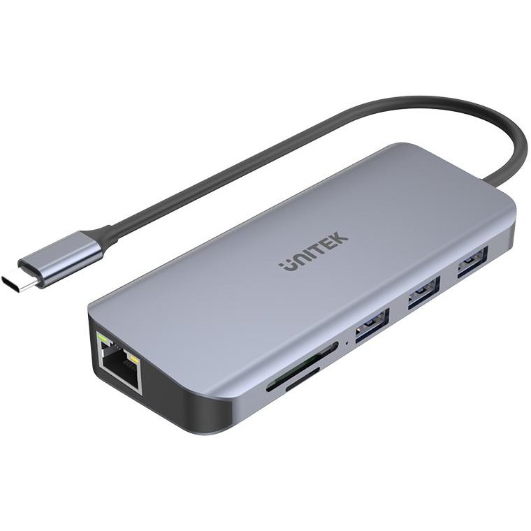 Hub USB 9 porturi Grey