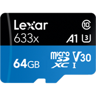 Card de memorie 633X 64GB MicroSDXC Clasa 10 UHS-I U3