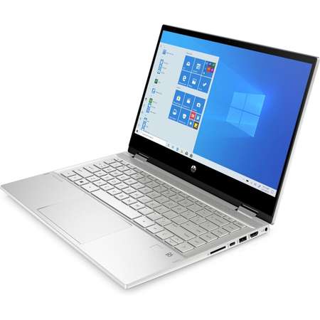 Laptop HP Pavilion x360 14-dw0008nw 14 inch FHD Intel Core i7-1065G7 8GB DDR4 512GB SSD Iris Plus Graphics Windows 10 Home Silver