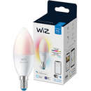 RGBW inteligent WiZ Colors Wi-Fi C37 E14 4.9W (40W) 2700K-6500K 470 lumeni