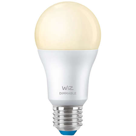 Bec LED inteligent Wiz Dimmable Wi-Fi + Bluetooth A60 E27 8W (60W) 2700K 806 lumeni