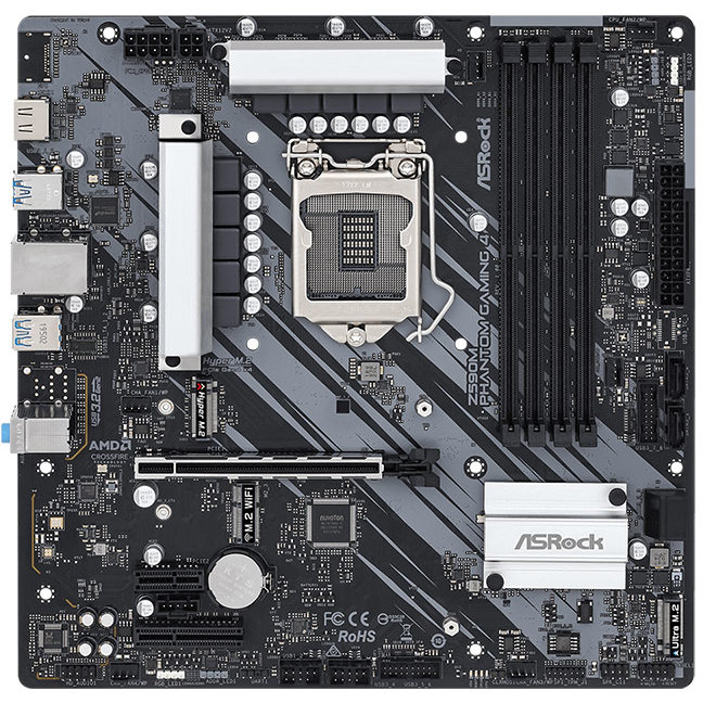 Placa de baza Z590M Phantom Gaming 4 Intel LGA 1200 mATX