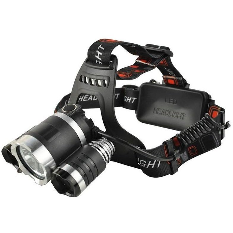 Lanterna frontala LED ISO00005868 5W 3800lm Unghi reglabil Acumulator 4800mah Negru