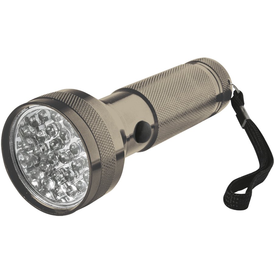 Lanterna MFL03 28 LED-uri 3.6W 100 lumeni Metalica Argintiu