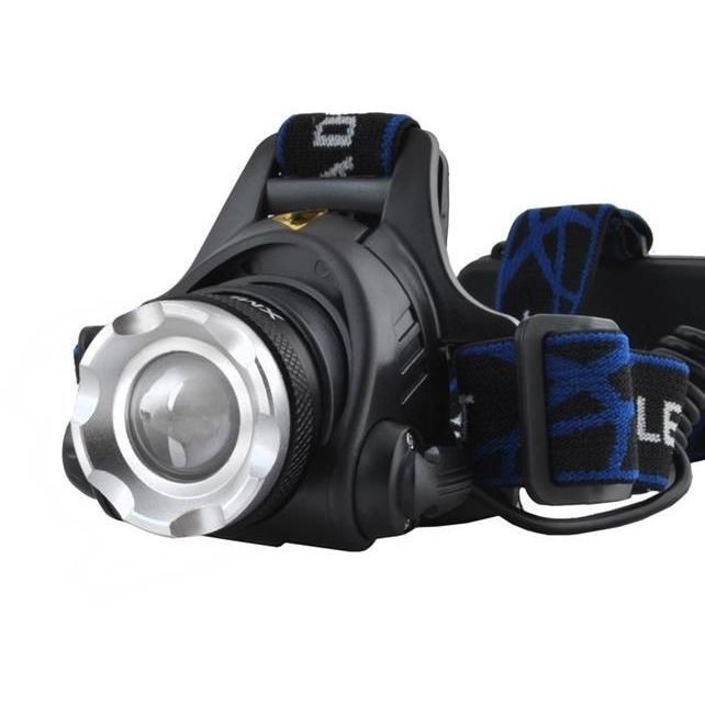 Lanterna frontala LED Cree 10W Zoom x2000 900lm Reincarcabila Negru