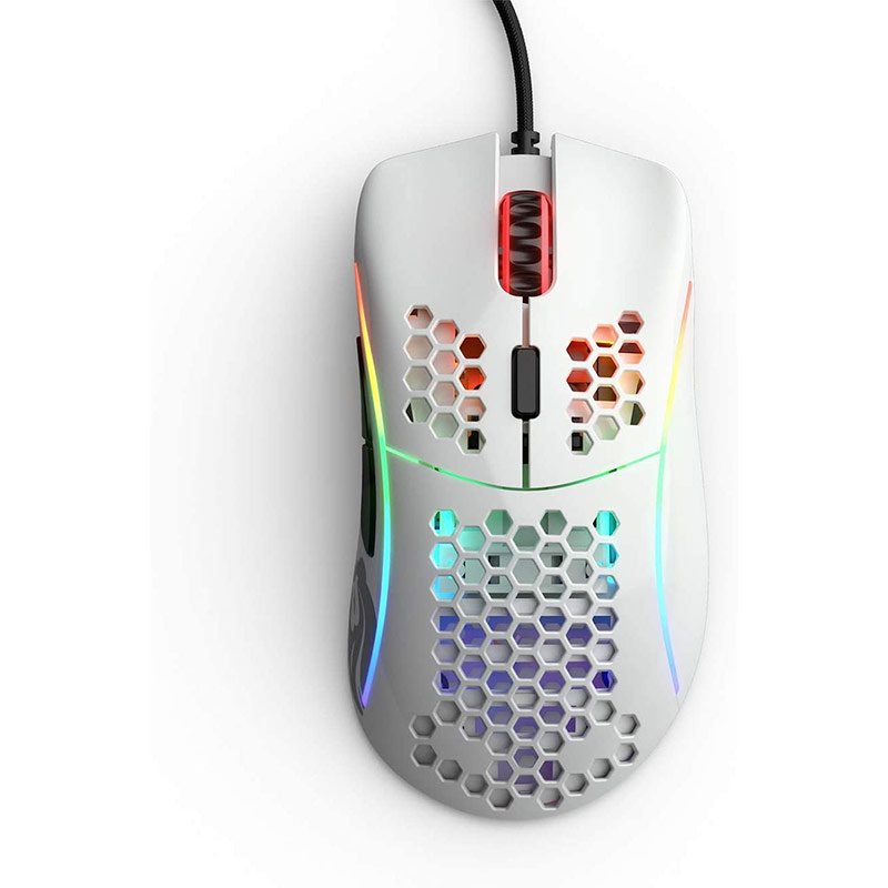 Mouse gaming Model D Minus White Black