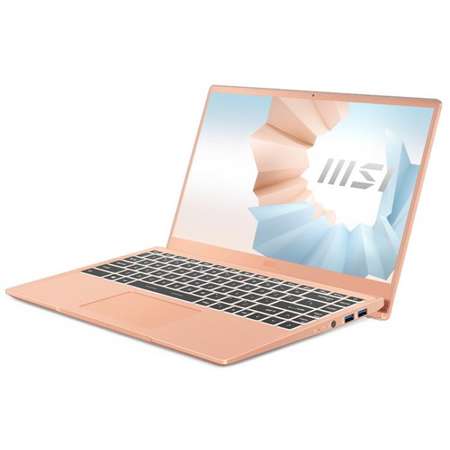 Laptop MSI Modern 14 B11MO-031PL 14 inch FHD Intel Core i7-1165G7 8GB DDR4 512GB SSD Iris Xe Graphics Windows 10 Home Beige Mousse
