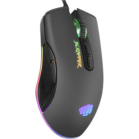 Mouse gaming Fury Scrapper Black