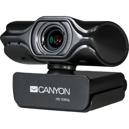 Camera web Canyon CNS-CWC6N CMOS 2K Quad C6 USB 2.0 Microfon Incorporat Negru