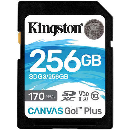 Card de memorie Resigilat Canvas Go Plus SDXC 256GB Clasa 10 UHS-I U3 V30 170Mbs