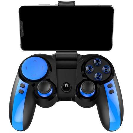 Gamepad iPega PG-9090 Blue Elf pentru Android, iOS si PC, Bluetooth, Wireless 2.4 GHz, 300 mAh, Negru/Albastru