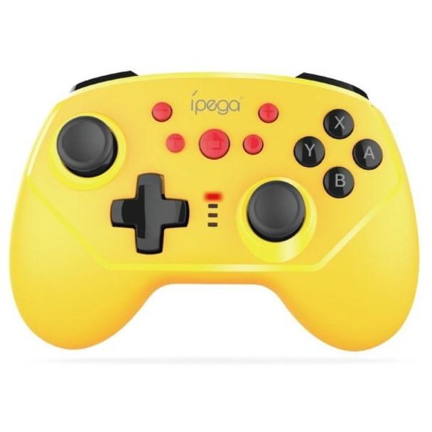 GamePad Controller PG-9162Y pentru Nintendo Switch Wireless/Wired Bluetooth LED 380 mAh Galben