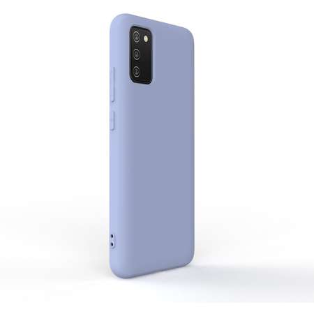 Husa Lemontti Silicon Soft Slim Lavender Gray pentru Samsung Galaxy A02s