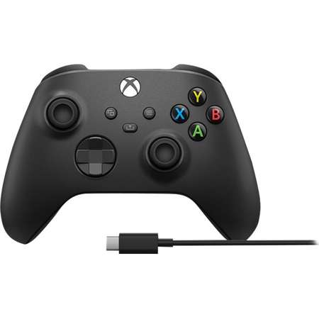 Gamepad Microsoft Xbox Wireless Controller + USB-C Cable Negru