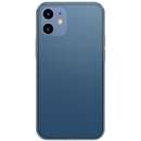 Frosted Glass Protective Blue pentru Apple iPhone 12 Mini