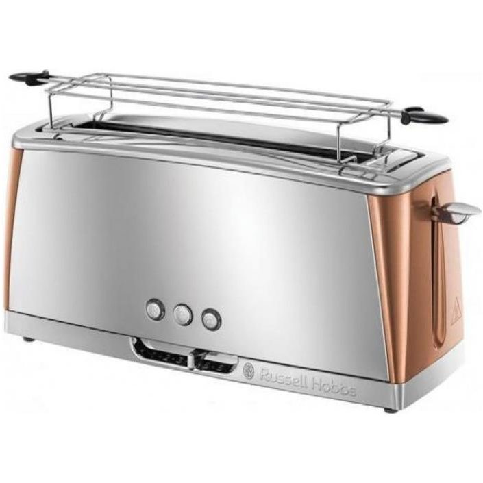 Prajitor de paine Luna Copper Accents 24310-56 2 felii 1550W Inox Cupru