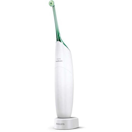 Irigator bucal HX8261/01 Air Floss 1 viteza autonomie 2 saptamani Alb Verde