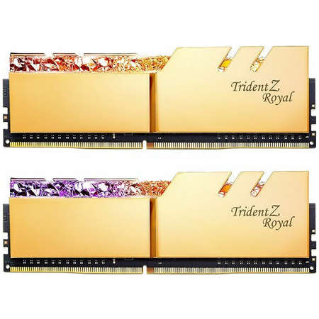 Memorie G.SKILL Trident Z Royal Gold 32GB (2x16GB) DDR4 3600MHz CL14 Dual Channel Kit