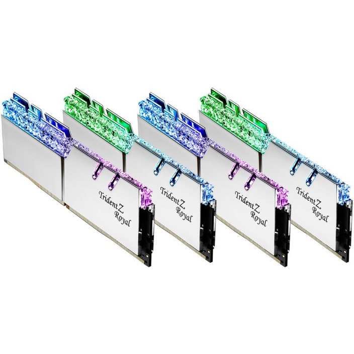 Memorie Trident Z Royal Silver 64GB (4x16GB) DDR4 3600MHz CL14 Quad Channel Kit