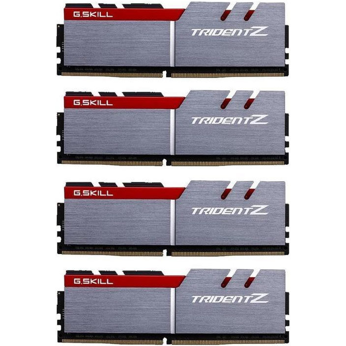 Memorie Trident Z Silver Red 64GB (4x16GB) DDR4 3200MHz CL14 Quad Channel Kit