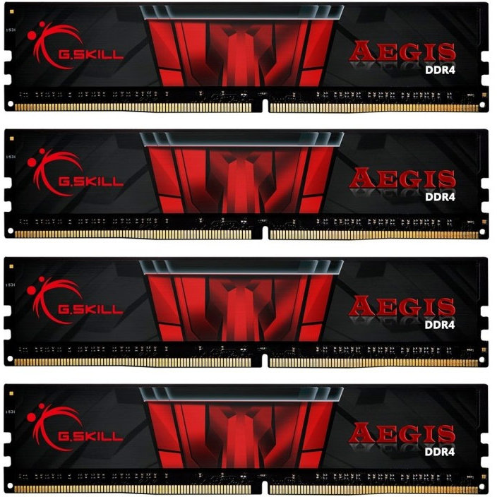 Memorie AEGIS 64GB (4x16GB) DDR4 2400MHz CL15 Quad Channel Kit