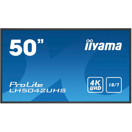 Monitor Iiyama Pro Lite LH5042UHS-B1 50 inch 8ms Ultra HD 4K Black