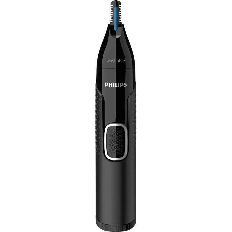 Trimmer pentru nas/urechi NT5650//16 lavabil pieptene 3-5mm Negru