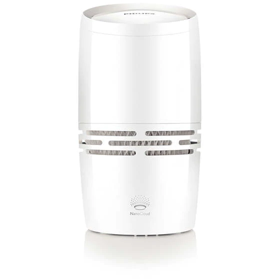 Umidificator de Aer HU4706/50 Safe&Clean  Tehnologie NanoCloud  Capacitate 1.3L 150ml/h Alb