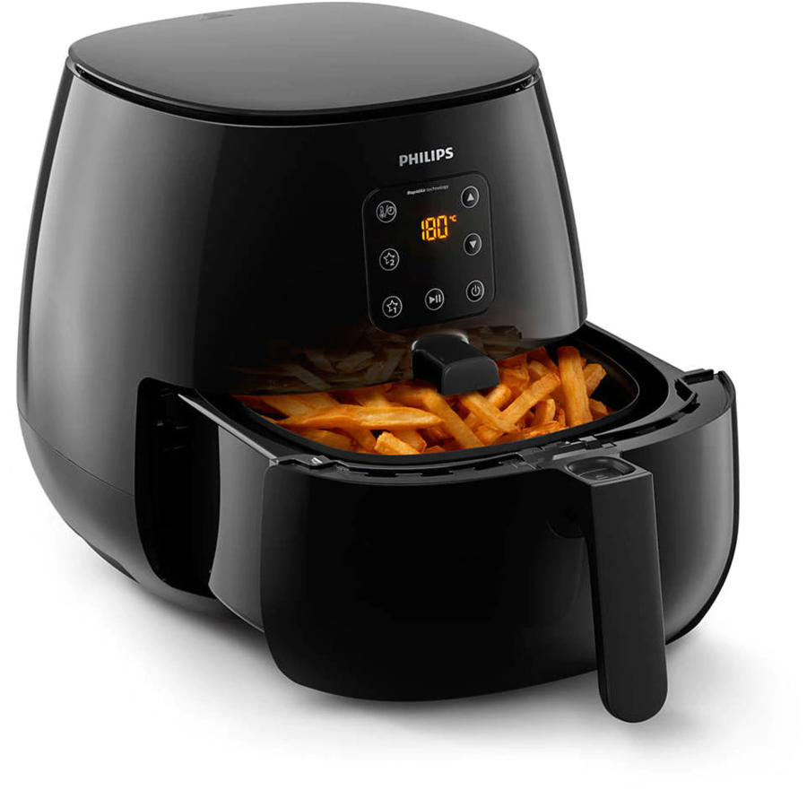 Friteuza fara Ulei HD9260/90 Airfryer XL Viva Collection Capacitate 1.2kg Rapid Air Afisaj Digital Negru
