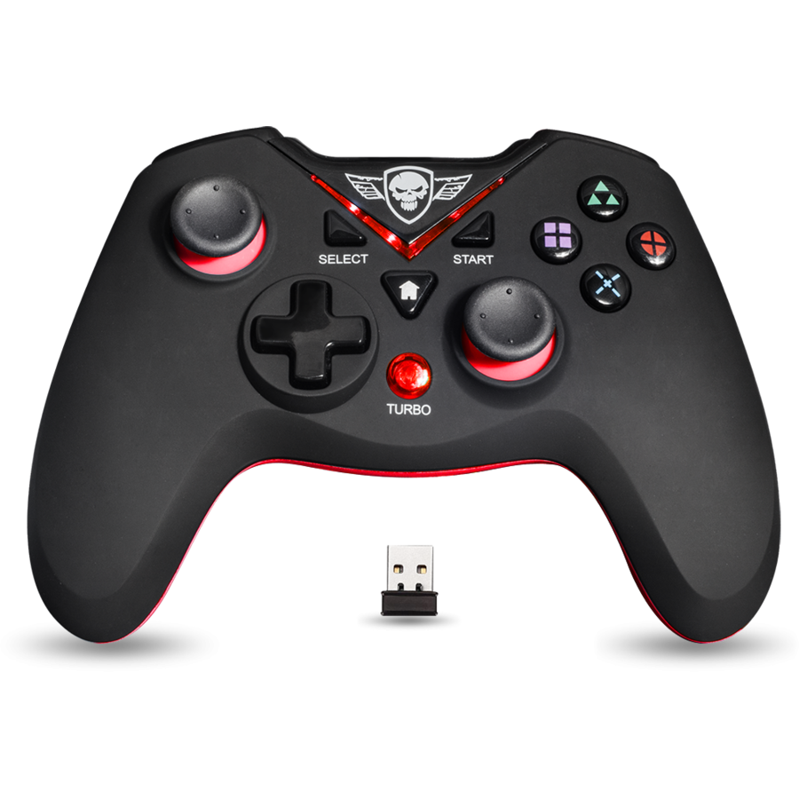 Gamepad SOG-RFXGP PS3 Black Red