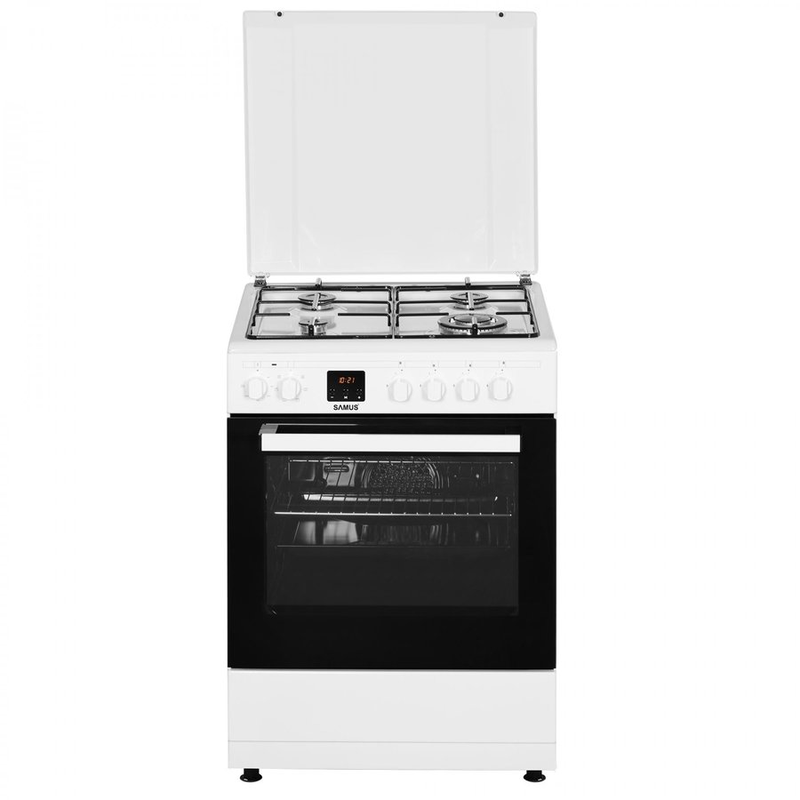 Aragaz SM663AENS Gaz 4 arzatoare Alb