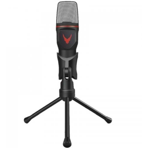 Microfon Varr Gaming Microphone Mini Tripod Inclus Negru