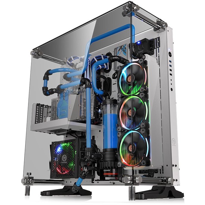 Carcasa Core P5 Tempered Glass Snow Edition