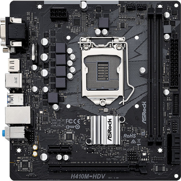 Placa de baza H410M-HDV R2.0 Intel LGA 1200 mATX