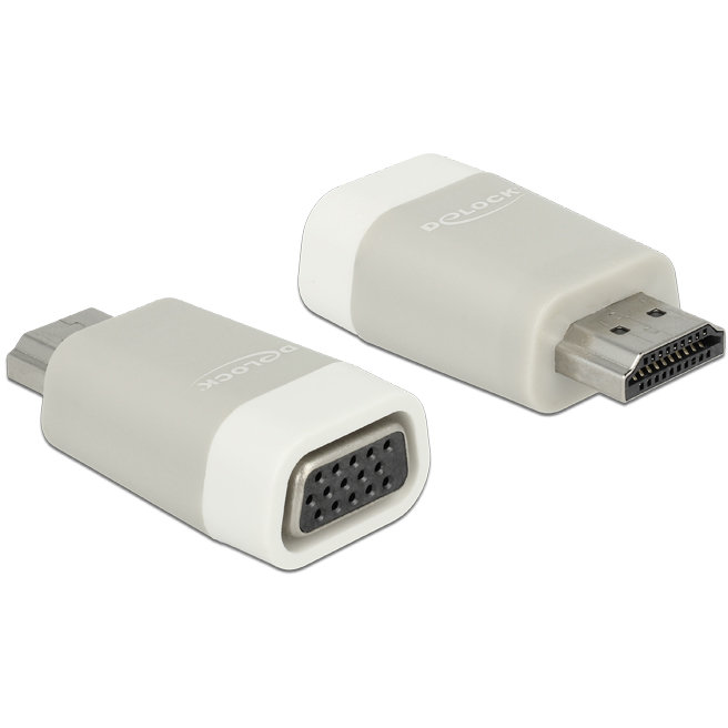 Adaptor Delock HDMI - VGA White