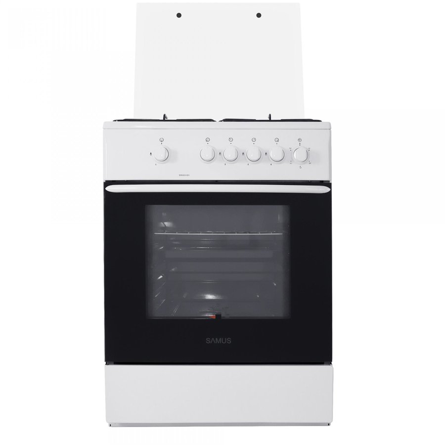 Aragaz SM670ABS Gaz 4 arzatoare Alb