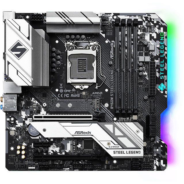 Placa de baza B460M Steel Legend Intel LGA1200 mATX