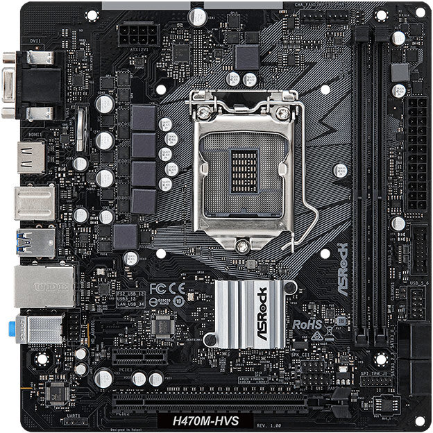 Placa de baza H470M-HVS Intel LGA 1200 mATX