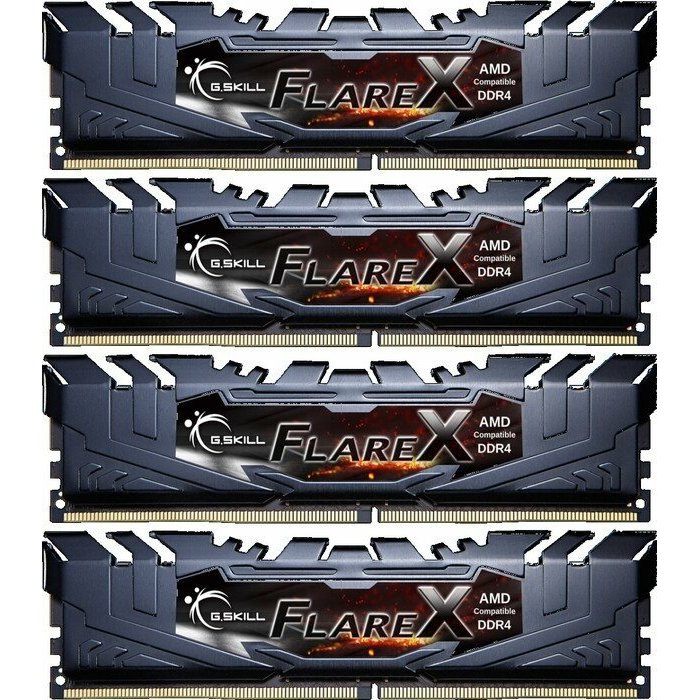 Memorie Flare X 64GB Black (4x16GB) DDR4 3200MHz CL16 Quad Channel Kit