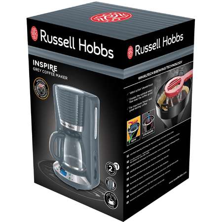 Cafetiera Russell Hobbs 24393-56 Inspire 1.25 Litri 1100W Gri