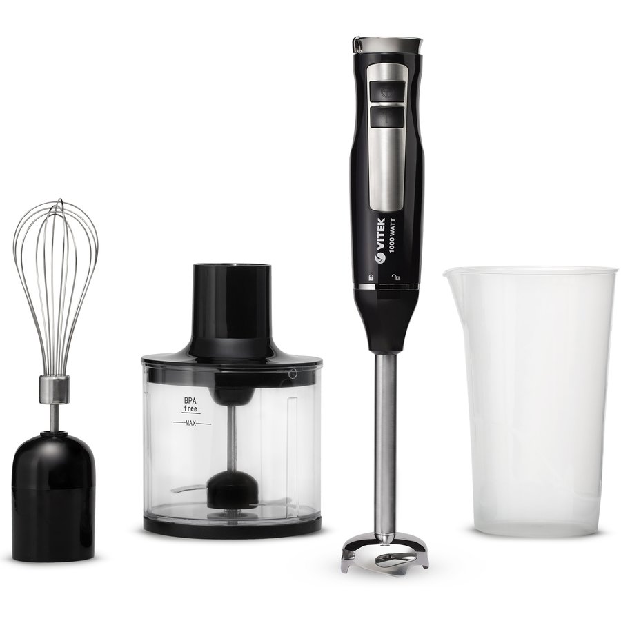 Blender de mana VT-8542 2 viteze + Turbo 700ml 1000W Negru