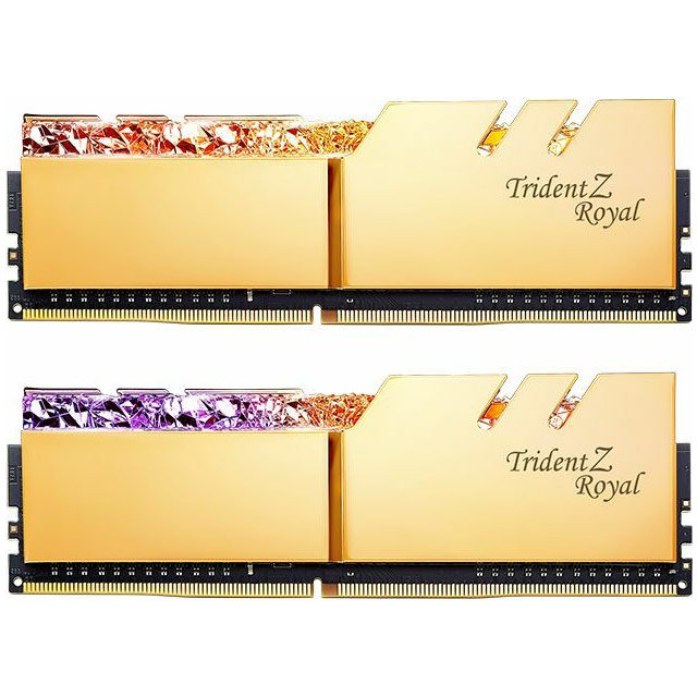 Memorie Trident Z Royal Gold 16GB (2x8GB) DDR4 4800MHz CL18 Dual Channel Kit