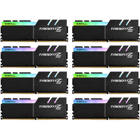 Memorie G.SKILL Trident Z RGB 256GB (8x32 GB) DDR4 3200MHz CL14 Octa Channel Kit