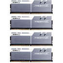 Memorie G.SKILL Trident Z Silver White 32GB (4x8GB) DDR4 3200MHz CL14 Quad Channel Kit