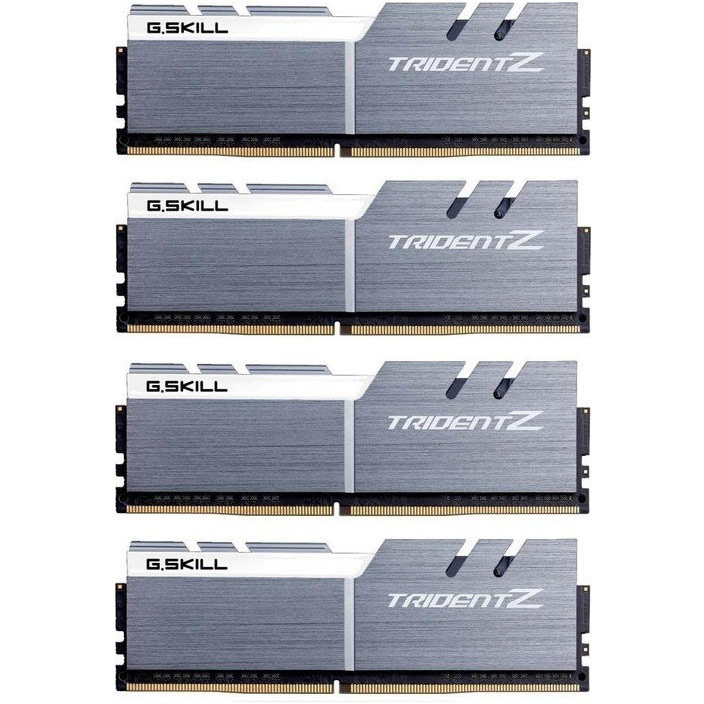 Memorie Trident Z Silver White 64GB (4x16GB) DDR4 3200MHz CL14 Quad Channel Kit